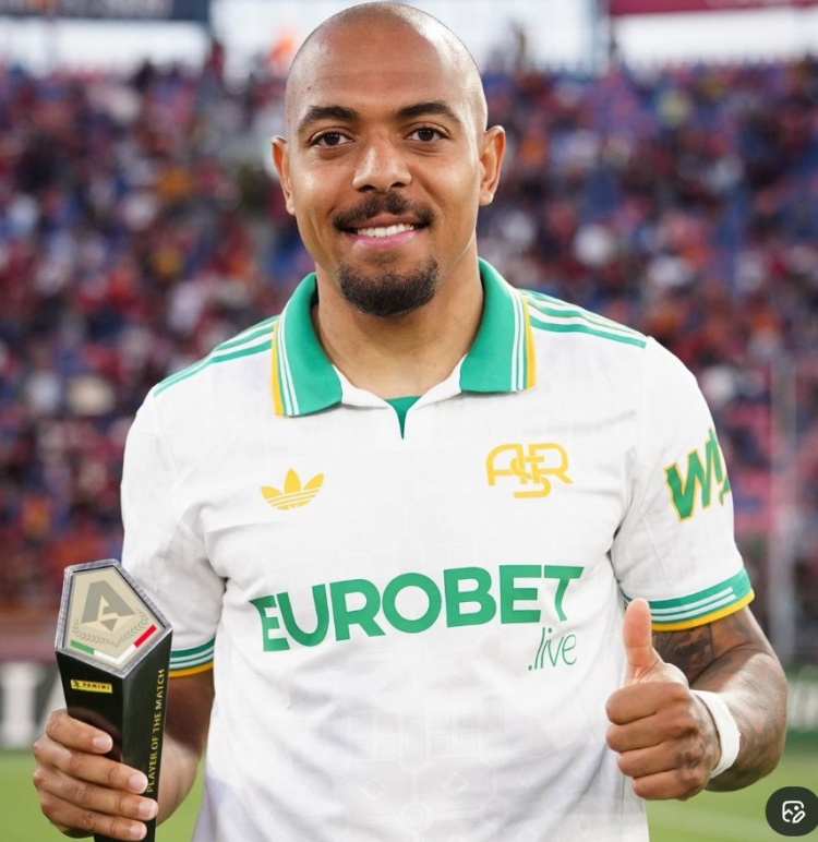 开云体育登录-传射建功，意甲官方：马伦当选罗马2-0博洛尼亚全场最佳球员